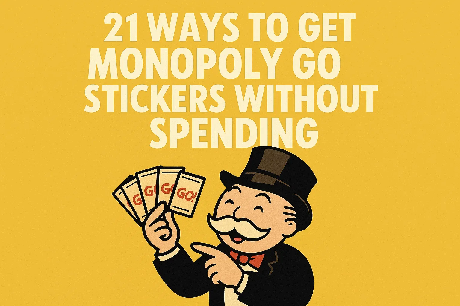21 Ways to Get Monopoly Go Stickers Without Spending