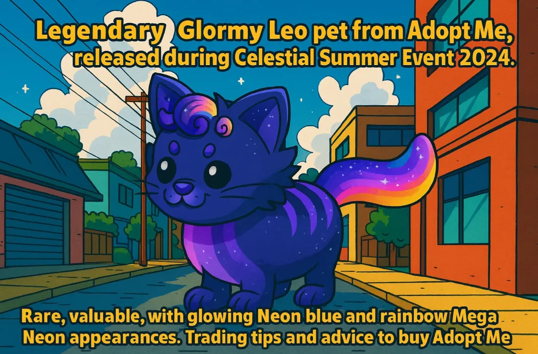 Glormy Leo: The Legendary Celestial Pet in Adopt Me!