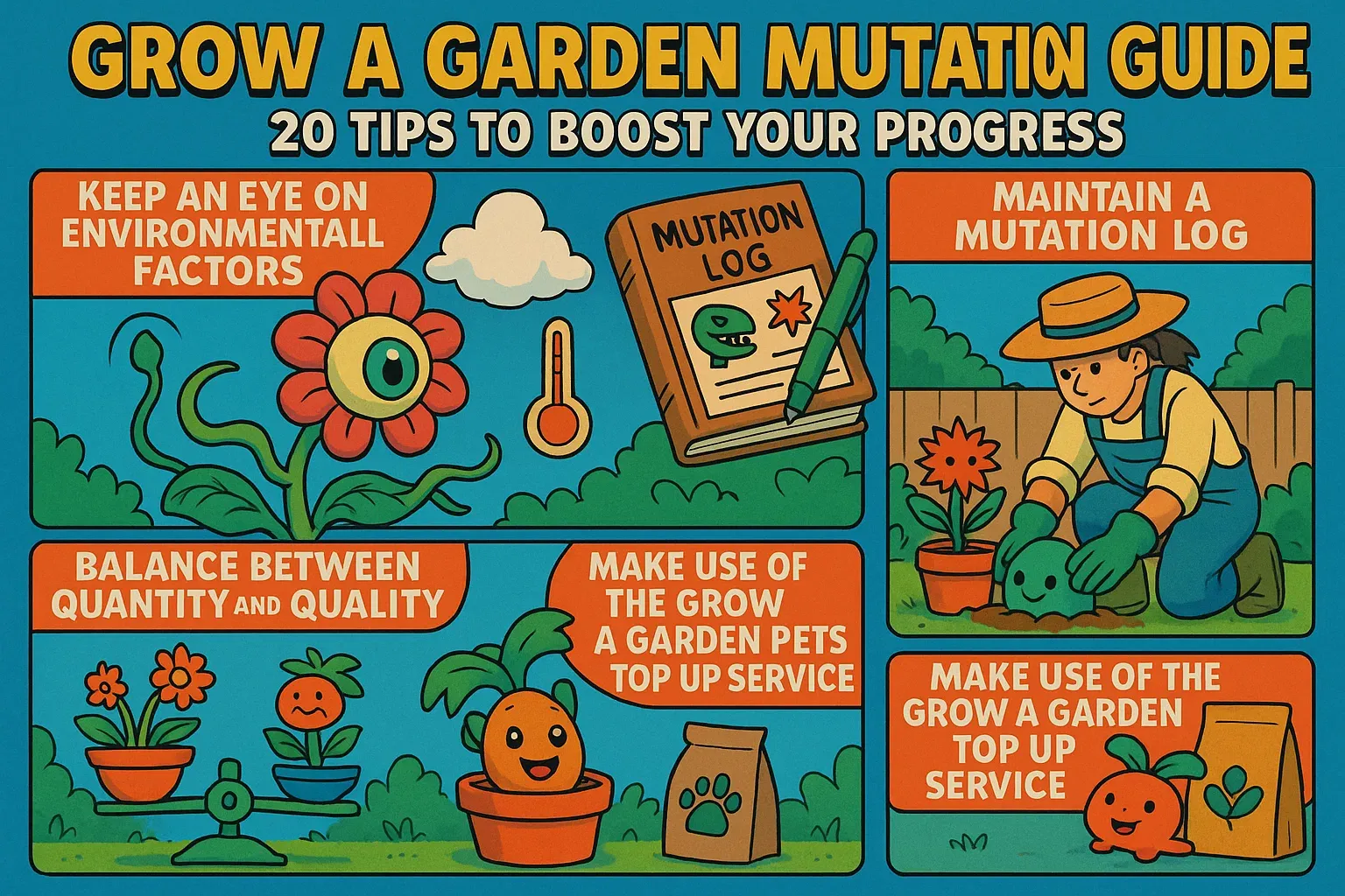 Grow A Garden Mutation Guide: 20 Tips to Boost Your Progress