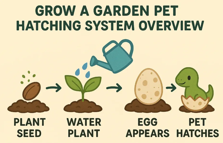 Grow A Garden Pet Hatching System Overview Grow A Garden Pet Hatching System Overview