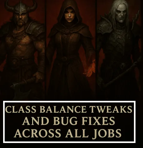 Diablo 4 Season 10: Class Balance Tweaks and Bug Fixes Across All Jobs
