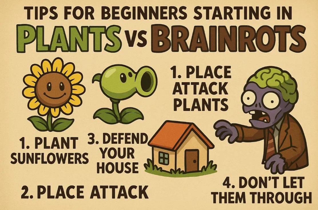 Tips for Beginners Starting in Plants Vs Brainrots