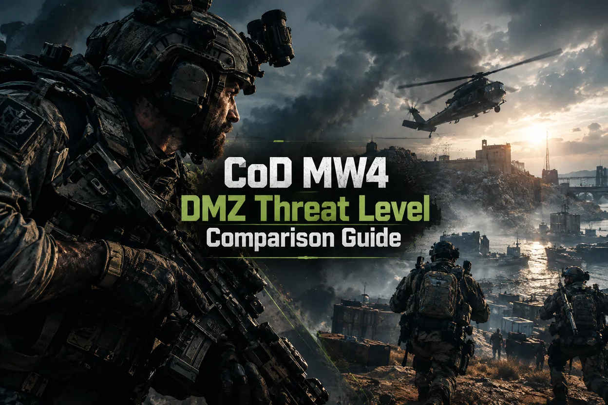 Modern Warfare 4 DMZ Threat Level Comparison Guide